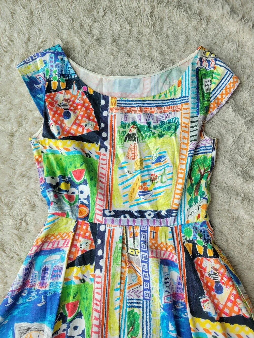 Kate Spade Mariella Plan a Picnic Dress Size 2
